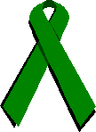 The green ribbon is the national symbol to promote awareness of organ and tissue donations.